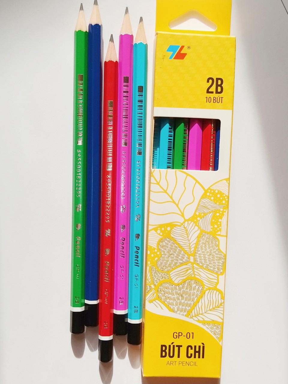 Chì 2B Thiên Long -Hộp 10 cây