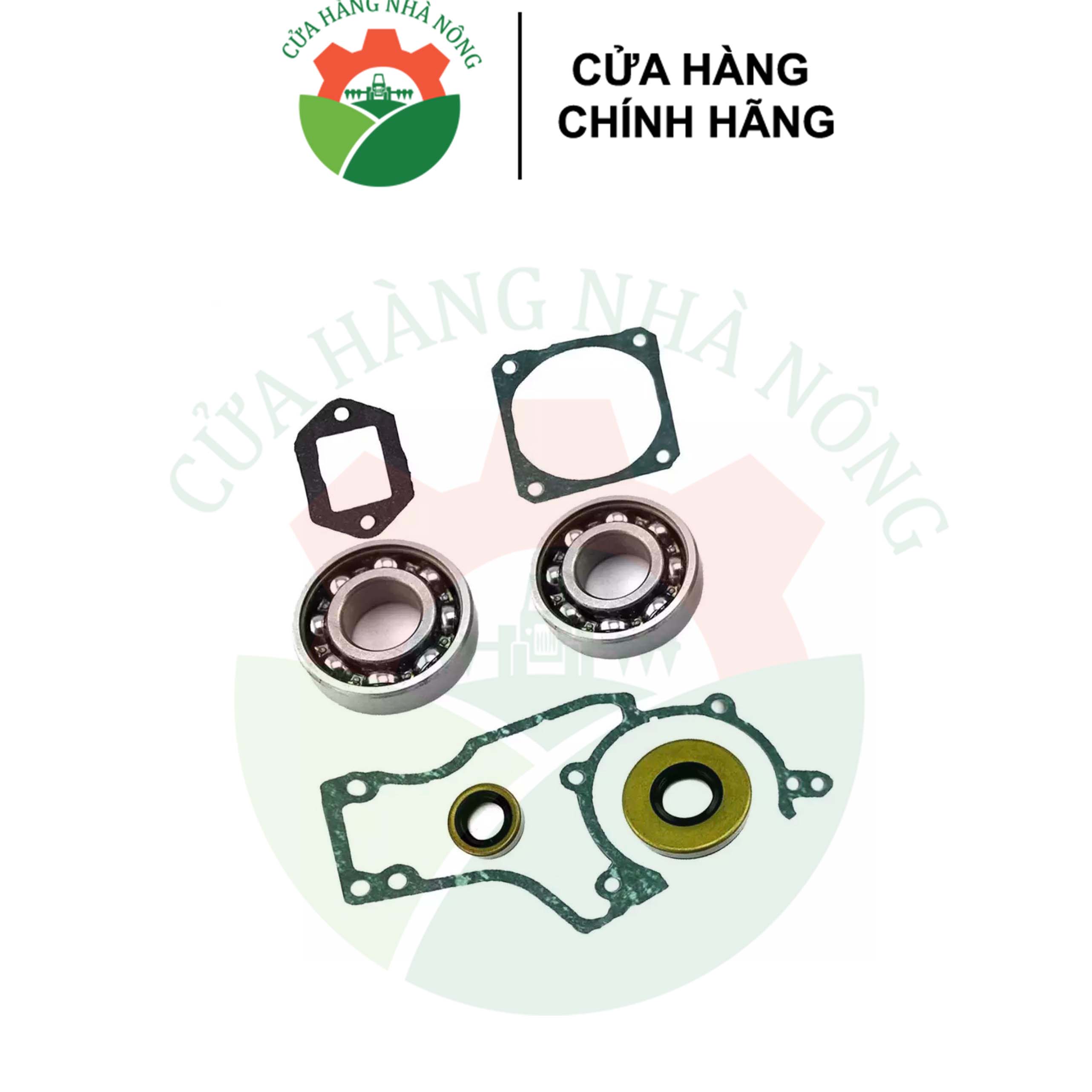 Bộ ron phốt bạc đạn đôi máy cưa MS 381