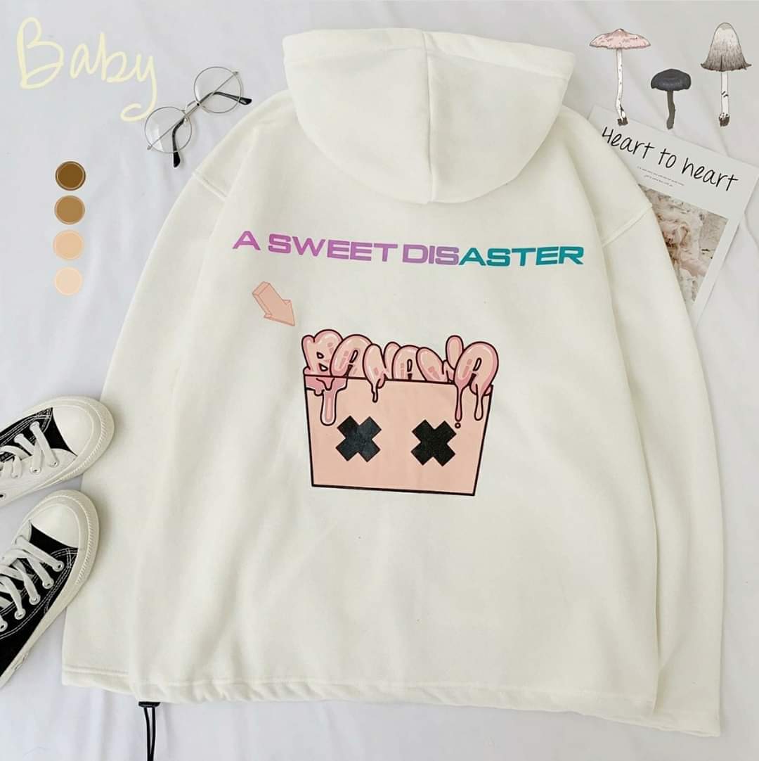 ÁO KHOÁC HOODIE CÁ TÍNH UNISEX  NỮ