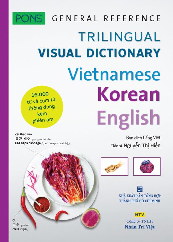 [HCM]Pons General Reference – Trilingual Visual Dictionary Vietnamese - Korean - English