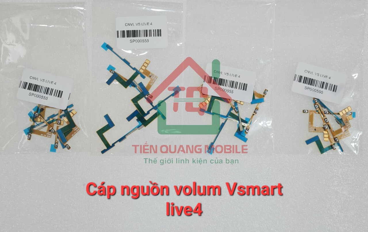 Linh kiện Vsmart live 4 V640 (gồm loa ngoài, cáp main, cáp nguồn volum, cáp vân tay, dây sóng)