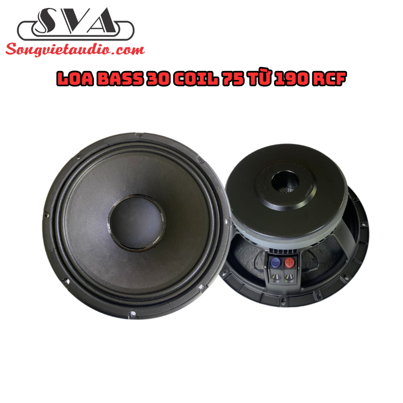 LOA BASS 30 RCF TỪ 190 COIL 75 (HÀNG NHẬP CHÍNH HÃNG) - 1 CẶP