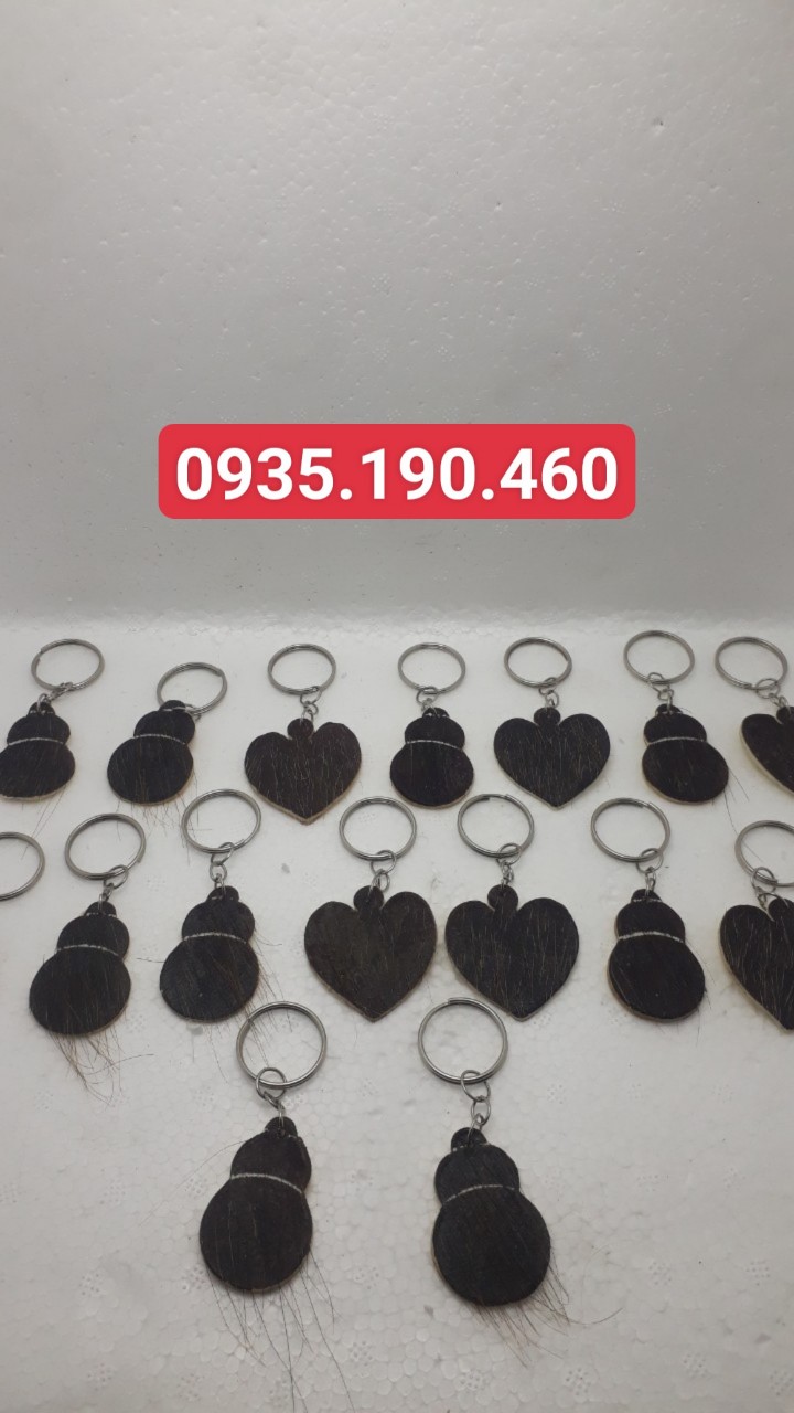 [HCM]móc khóa da trâu thật 100%