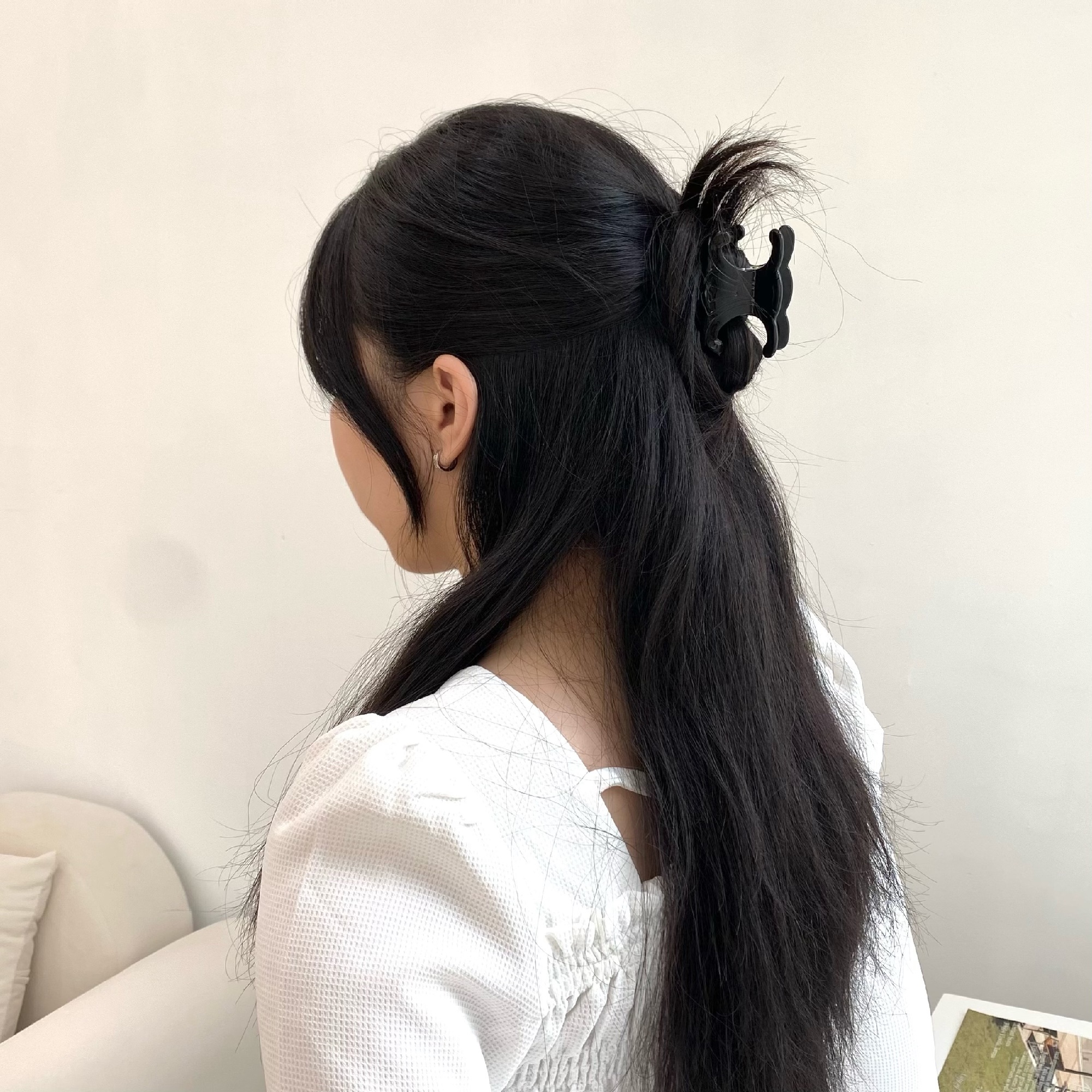Kẹp tóc dáng cong độc đáo Modleaf Kaylee pin Hàn Quốc