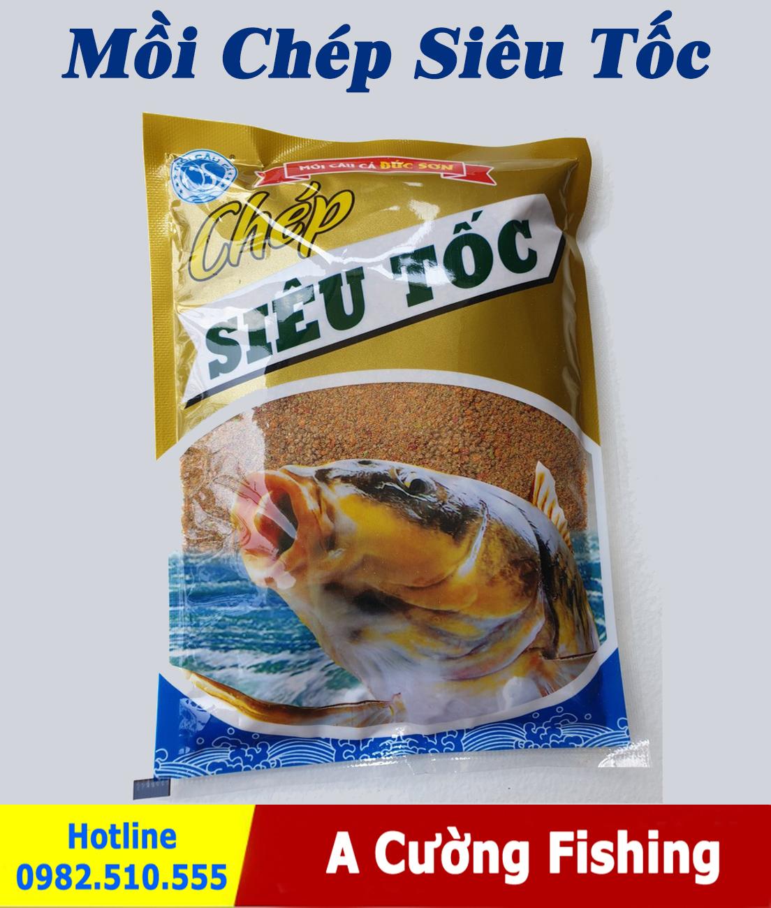 Mồi câu cá Chép Siêu Tốc, Siêu Nhậy