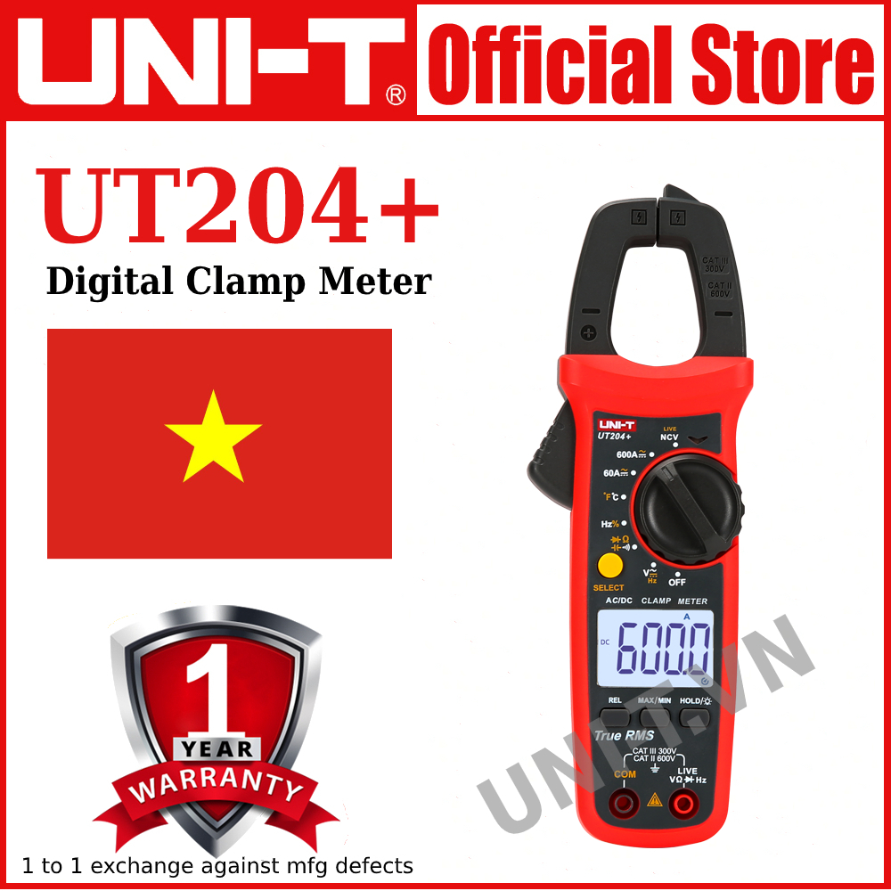 UNI-T UT204+ Digital Clamp Meter