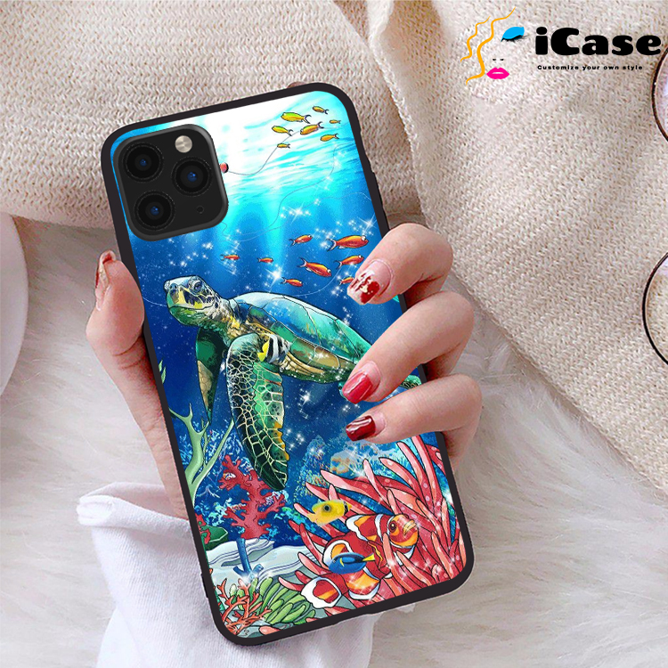Ốp lưng iPhone 11 Pro Max viền dẻo TPU BST Sea