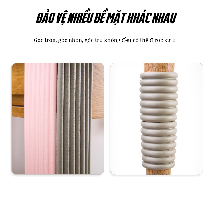 Miếng Dán Cao Su Bọc Cạnh Bàn Bảo Vệ Bé 8cm x 2m