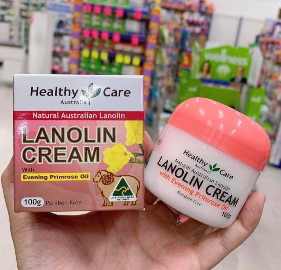 Healthy Care Lanolin Cream With Evening Primrose Oil 100g