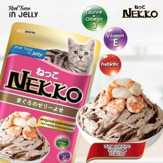 [Pate mèo] Pate Nekko dạng gói cho mèo 70gr - Hakii