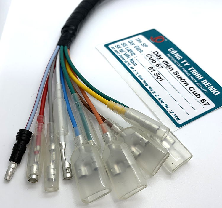 Dây điện sườn dành cho xe Cub 67 (Vít lửa)