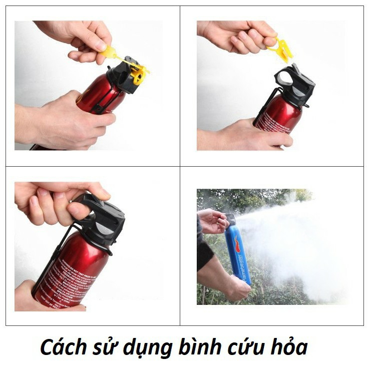 BÌNH CỨU HỎA FLAMEBEATER MINI CHO XE Ô TÔ