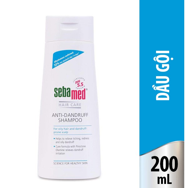 [HCM]DẦU GỘI TRỊ GÀU GIẢM NGỨA SEBAMED pH5.5