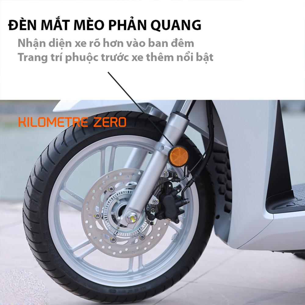 Bộ 02 Mắt Mèo Phản Quang PHUỘT TRƯỚC TRÒN Gắng Xe Máy VT58