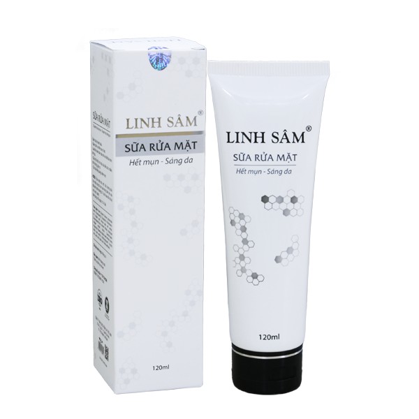 Sữa rửa mặt Linh Sâm hết mụn sáng da dành cho da dầu mụn 120ml