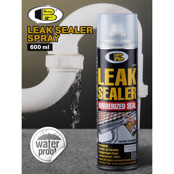 Sơn xịt chống thấm dột Bosny Leak Sealer B125