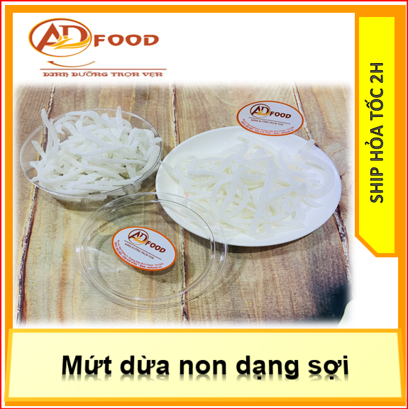 Mứt dừa non dạng sợi gói 100g