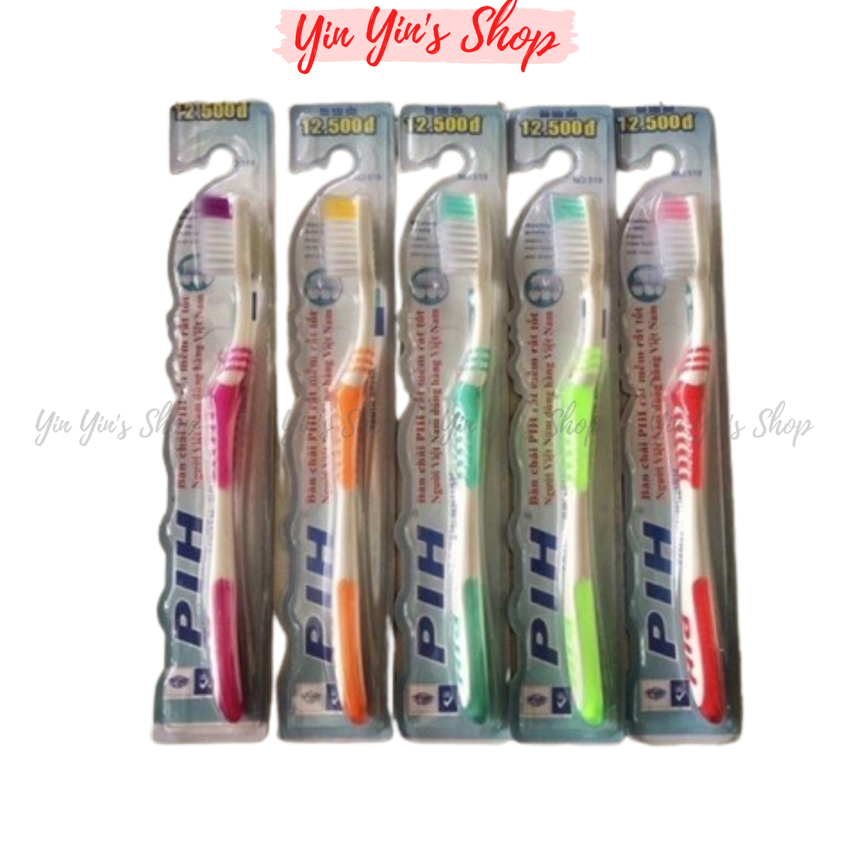 Combo 10 Cây Bàn Chải Đánh Răng PIH Nhiều Màu - 519