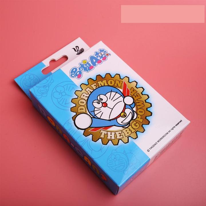Bộ bài tú lơ khơ Doraemon 54 ảnh khác nhau in hình anime manga