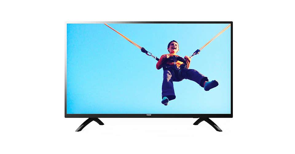 TV màn hình LED philips siêu mỏng Full HD 40PFT5063S/74 40 inch chính hãng độ phân giải bảng 1920 x 1080 tỉ lệ kích thước16:9 nâng cao hình ảnh200 PPI