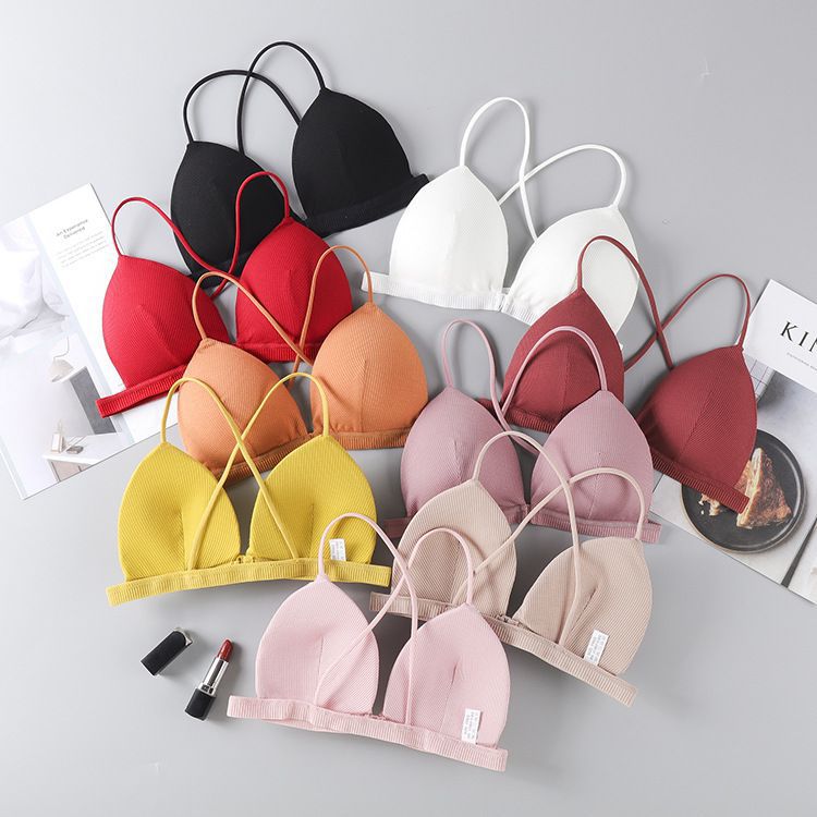 Áo bra cotton cài trước, áo lót cotton 2 dây mã 715