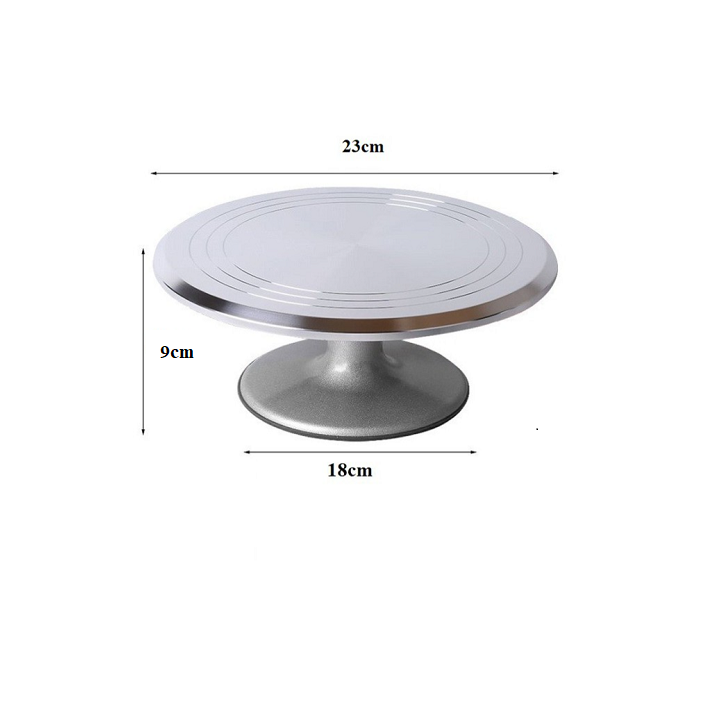 Bàn xoay hợp kim cao cấp đường kính 23cm