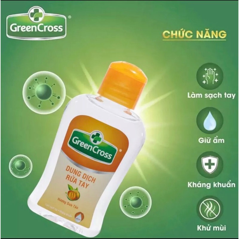 Dung dịch rửa tay Green Cross 250ml