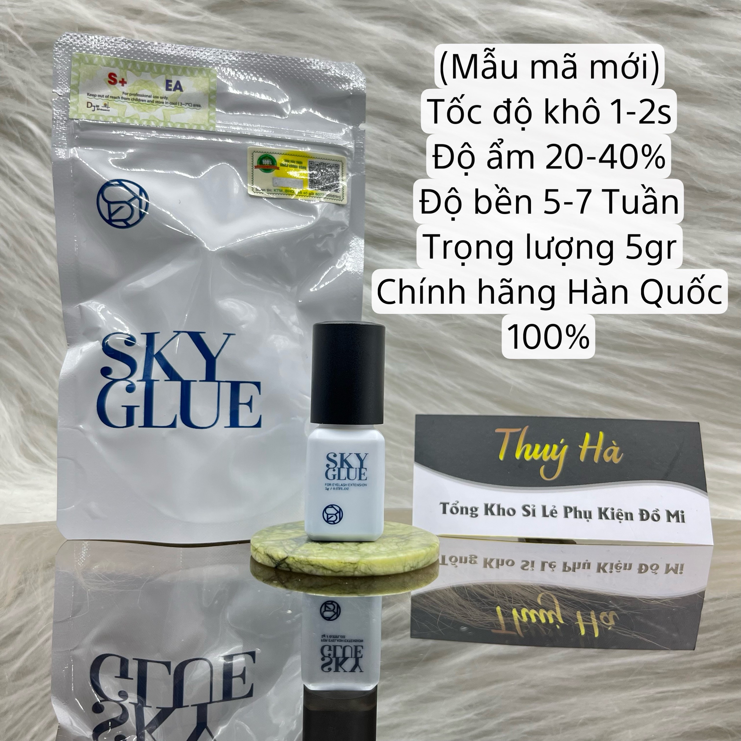(Mẫu Mới) Keo nối mi Sky S+_dụng cụ nối mi_THÚY HÀ