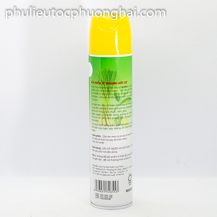 Nước Hoa Xit Phòng Glorin Sả Chanh