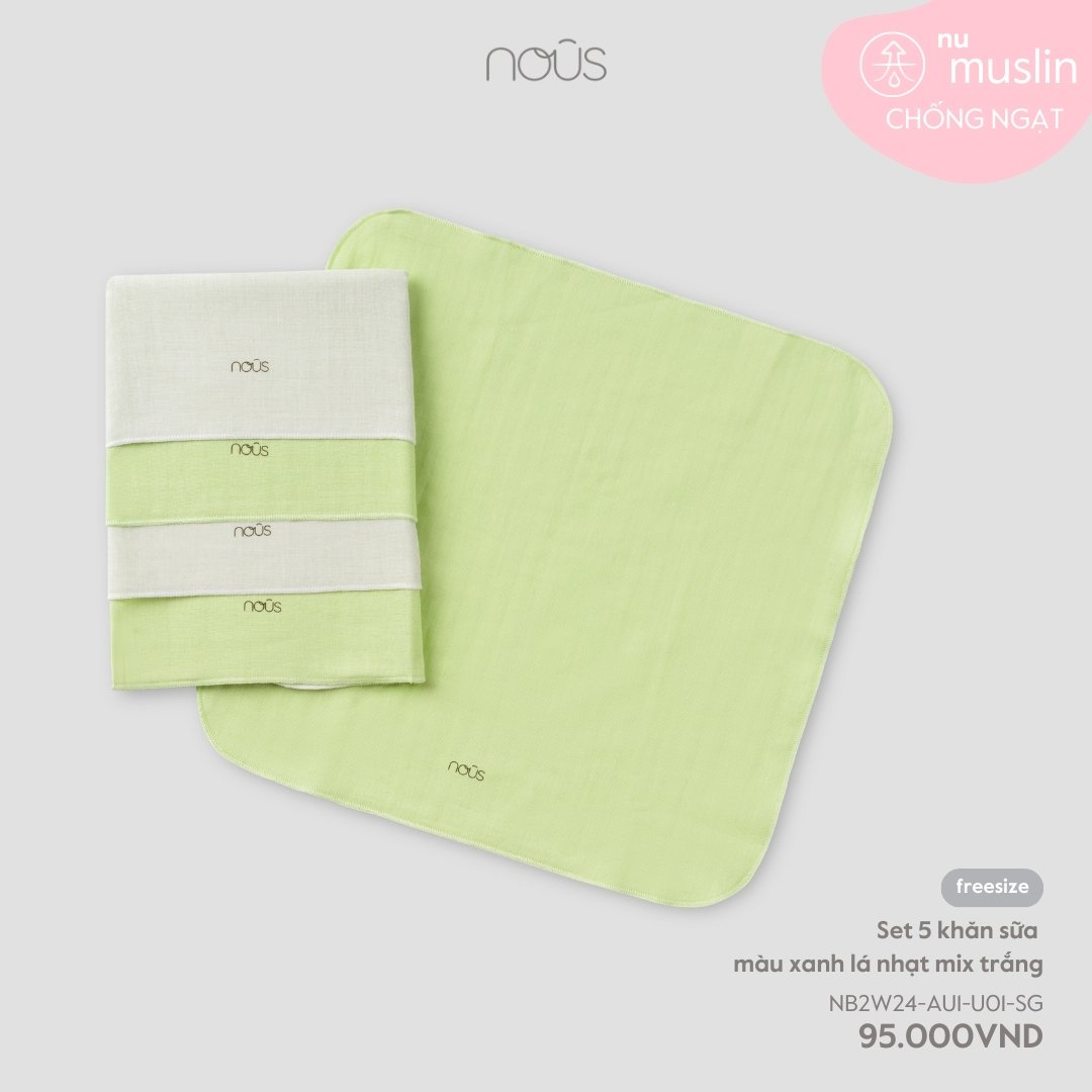 Set 5 khăn sữa Nous cho bé