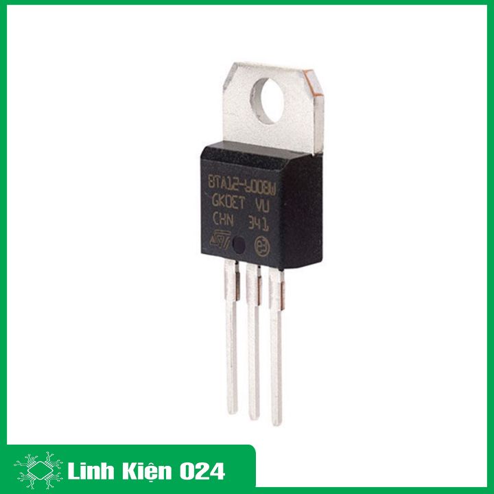 Triac BTA12-600B TO220 điện áp 600V 12A