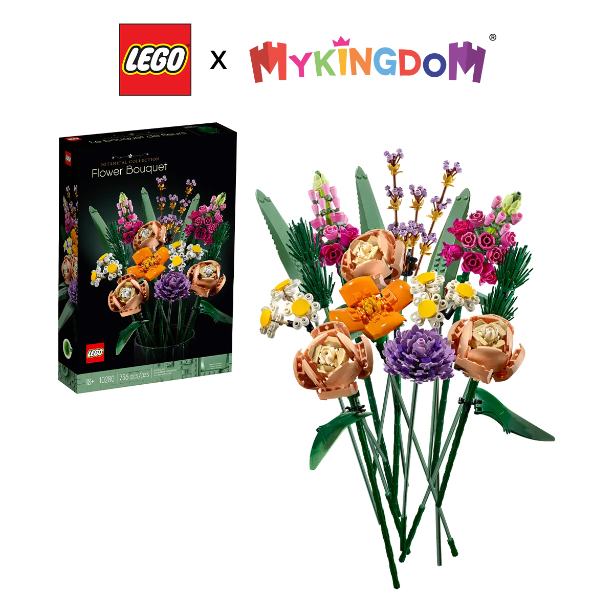 Đồ Chơi Lắp Ráp Bó Hoa Lego LEGO BOTANICALS 10280 (756 Chi tiết)