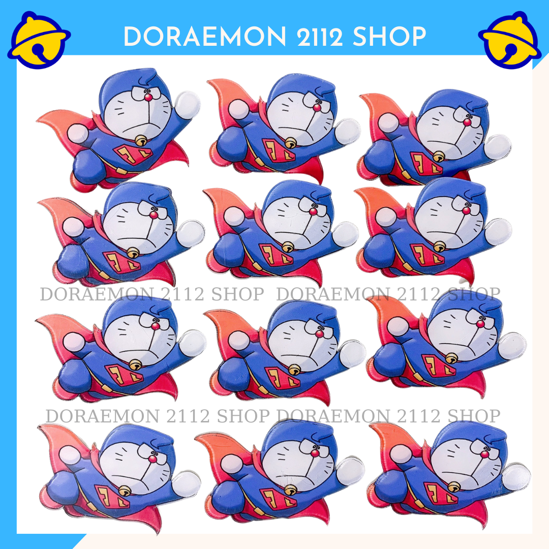 Huy hiệu Doraemon cài áo - trang trí balo