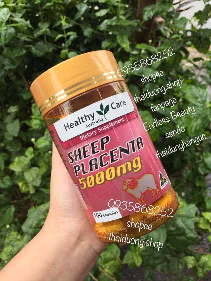 Healthy Care Sheep Placenta 5000mg 100 viên