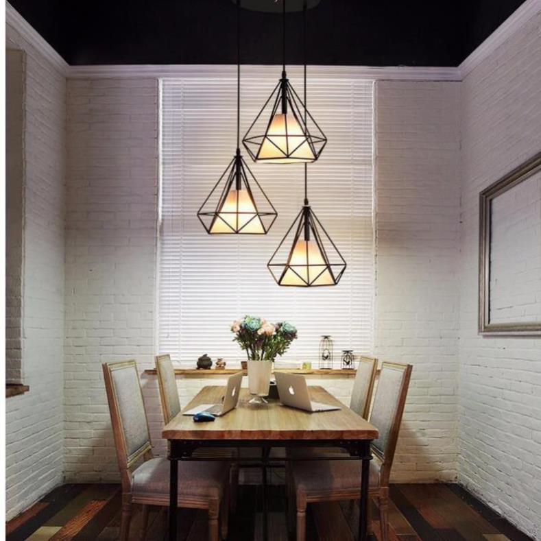 Bộ 3 Đèn Thả Kim Cương - Tặng Bóng Led