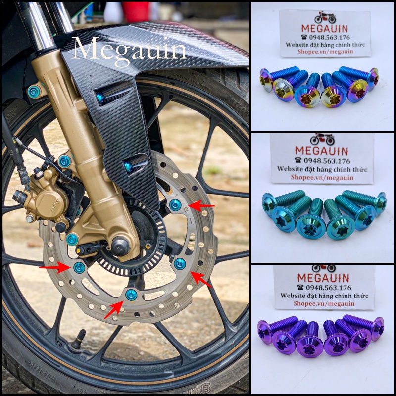Ốc GR5 full dàn áo Winner X V2, V3 2022