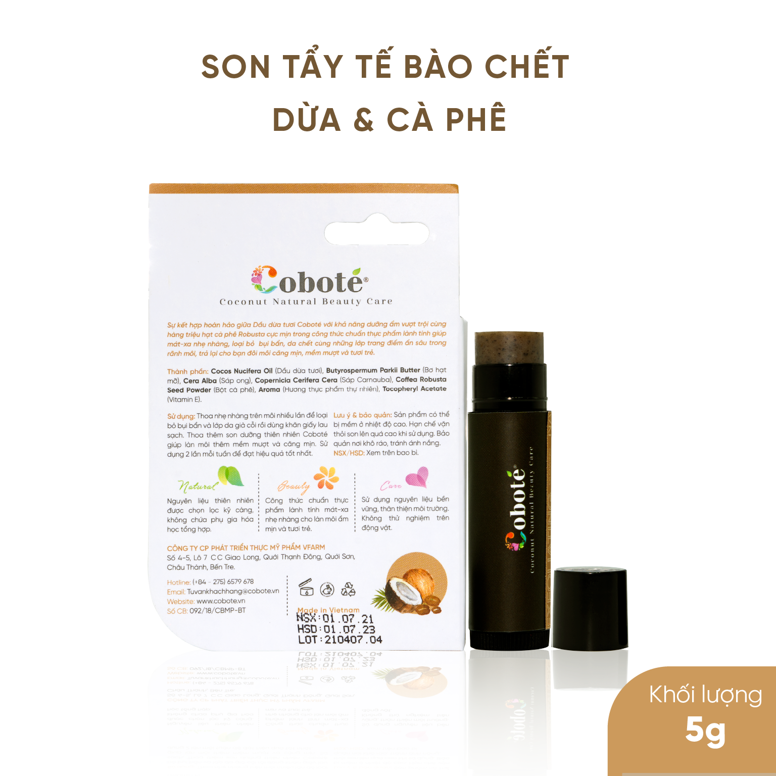 Son tẩy tế bào chết Coboté