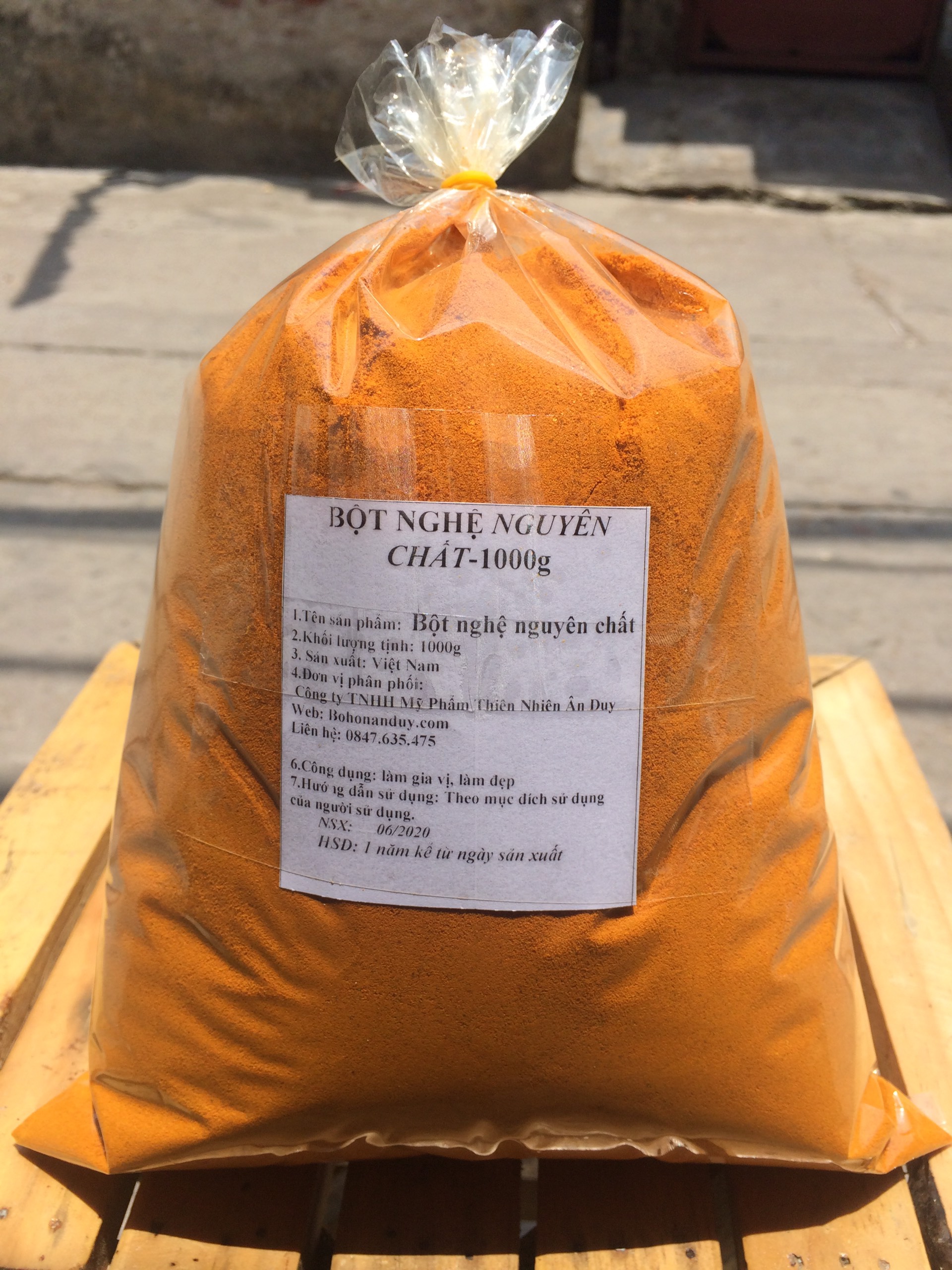 Bột NGHỆ nguyên chất 100g