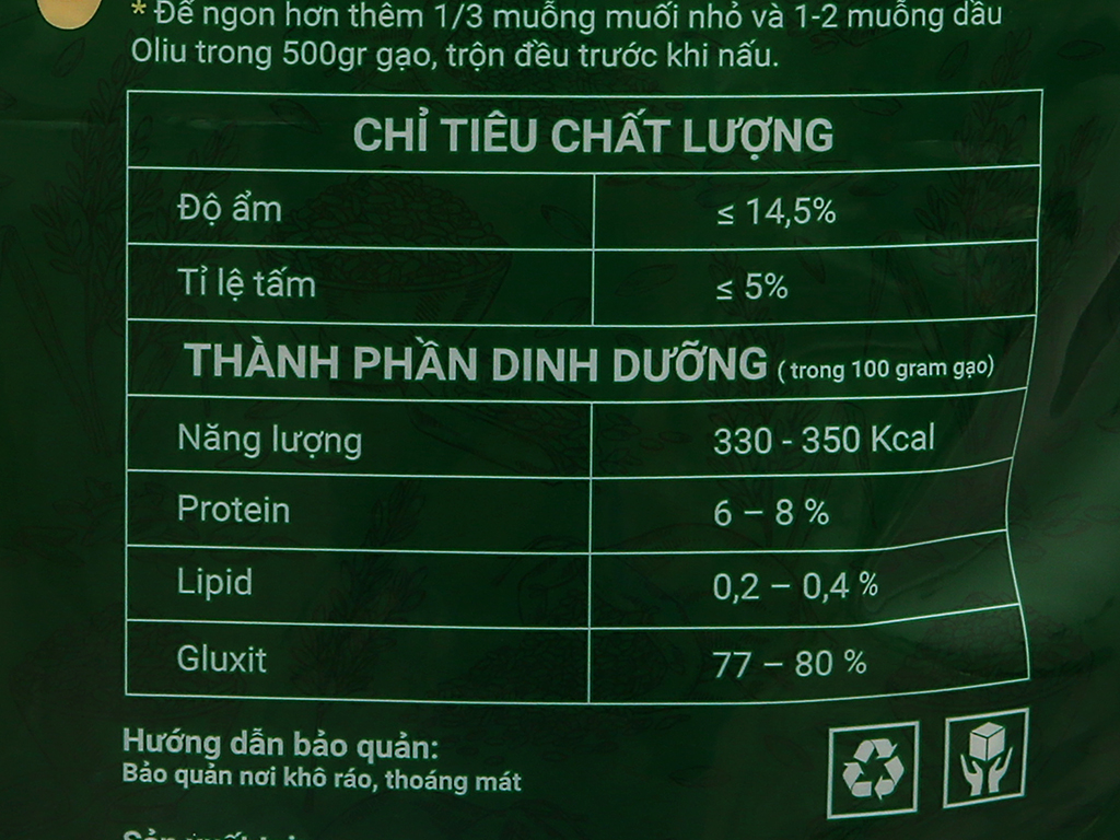 Gạo ST21 Tân Long túi 5kg