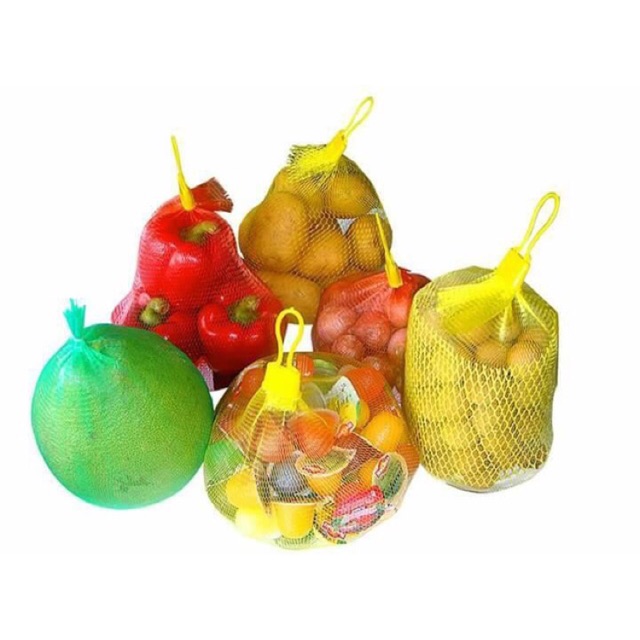 Túi lưới đựng hành tỏi, hoa quả (500g)