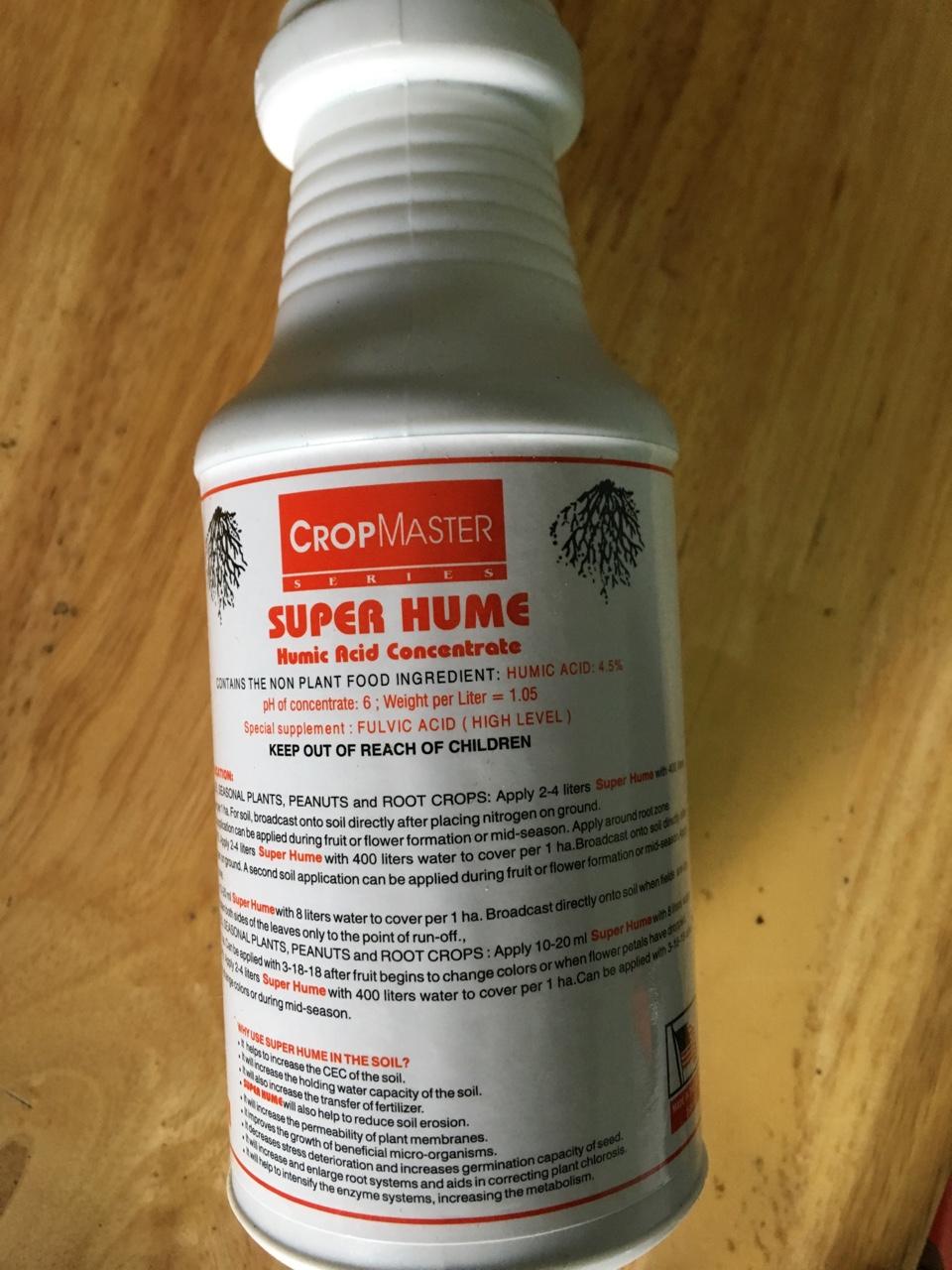 Phân bón lá Super Hume Phú Hảo 250ml