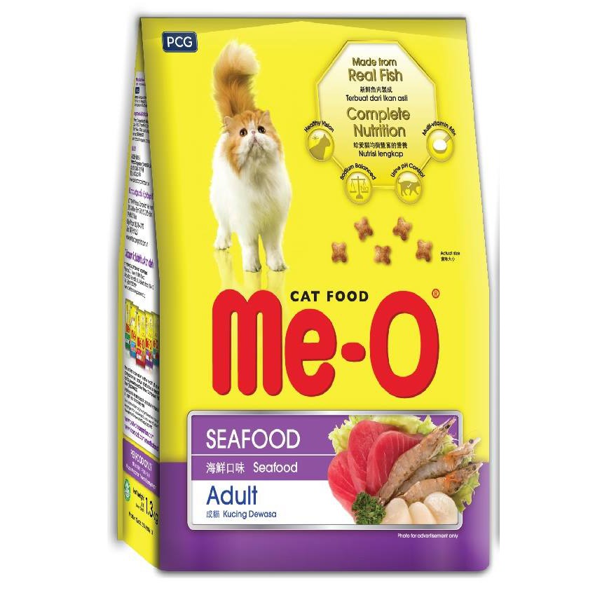 Thức ăn hạt cho Mèo lớn ME-O gói 1,2kg - Đủ vị - [Nông Trại Thú Cưng]