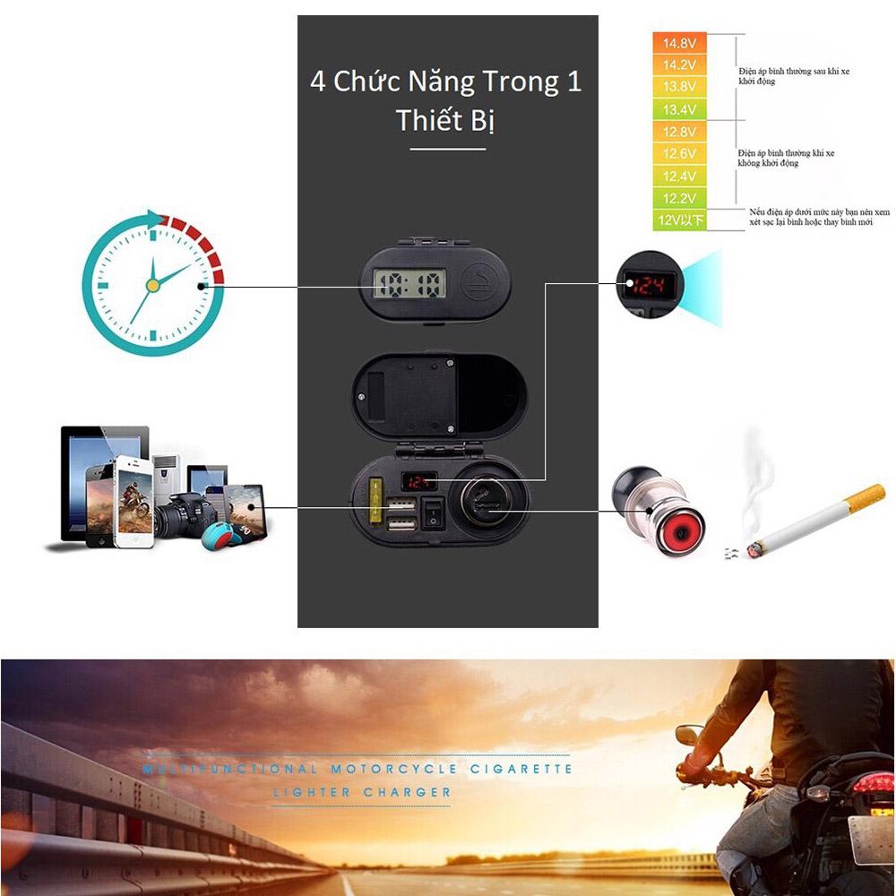 [HCM]Sạc Điện Thoại Đa Năng 4 IN 1