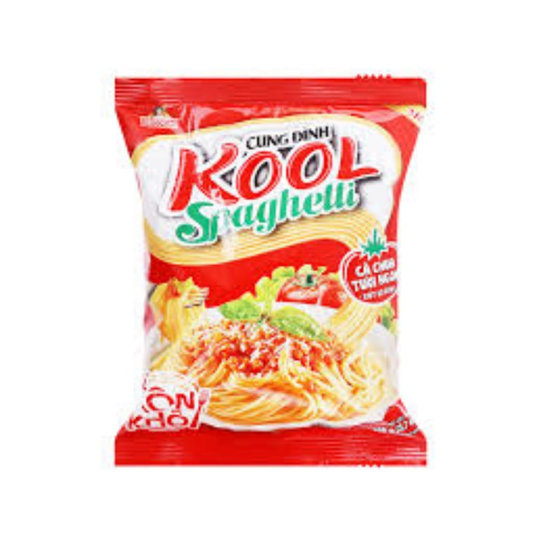 Mì trộn Cung Đình Kool spaghetti xốt cà gói 105g