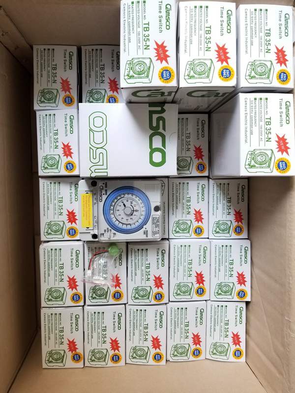 Combo 03 Timer Camsco 24h (Rơ le thời gian 24h camsco) TB35 kèm pin