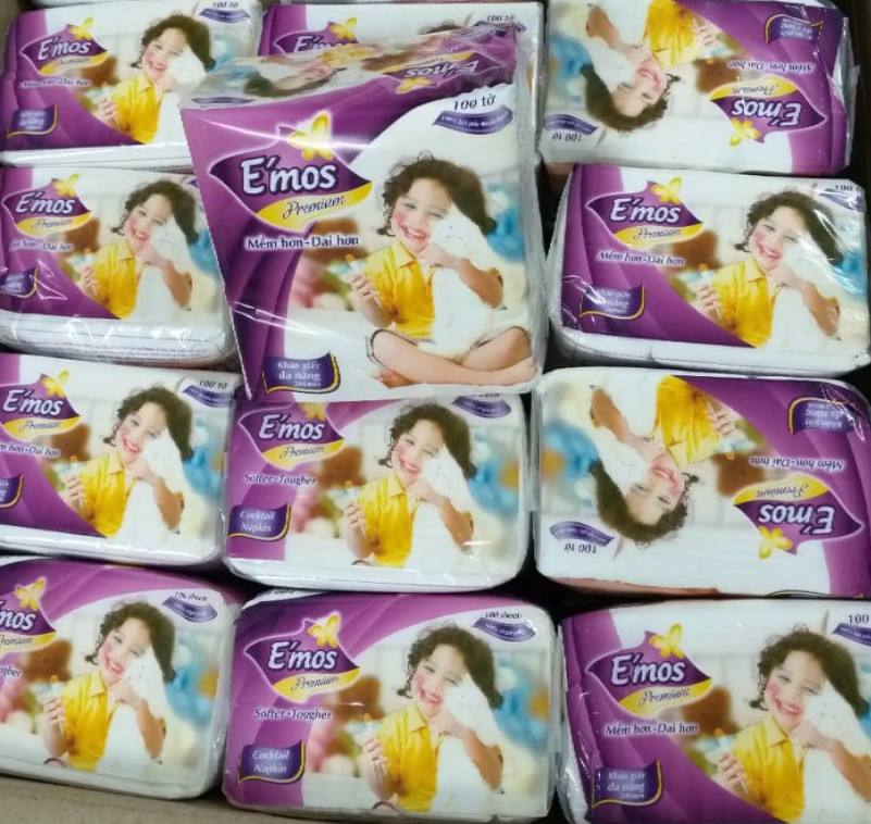 [SĂN SALE GIÁ SỐC] Combo 30 Gói Giấy Ăn E'mos Size Lớn Cao Cấp Siêu Dai Siêu Mịn (Không Thùng)