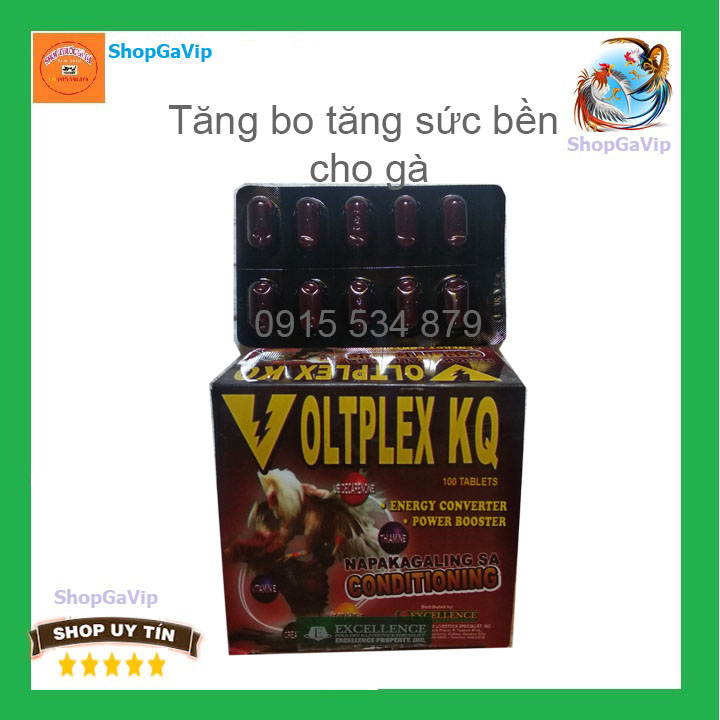 Voltplex kq vỉ 10 viên ốp gà chuẩn bị đá [ShopGaVip]