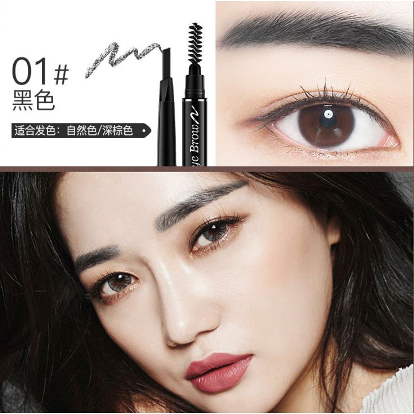 Bút Kẻ Lông Mày Lameila Double Effect Lde15A
