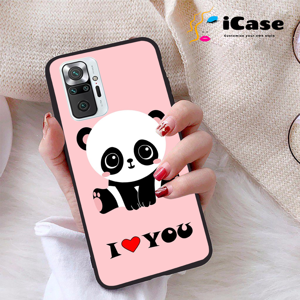 Ốp lưng Xiaomi Redmi Note 10 Pro viền dẻo TPU BST Panda