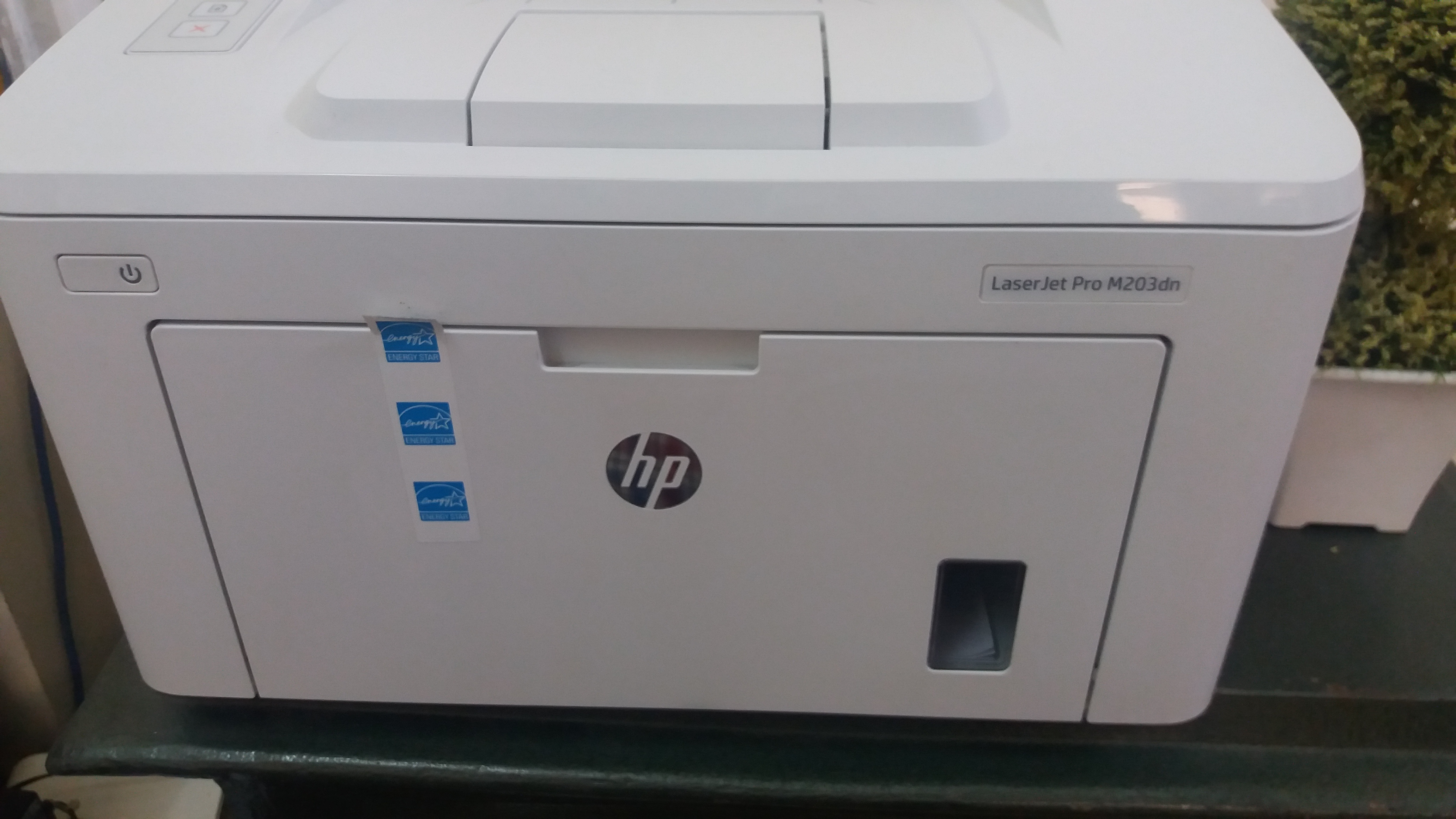 Máy in hp m203dn đã qua sử dụng - máy in đơn năng hai mặt, in mạng